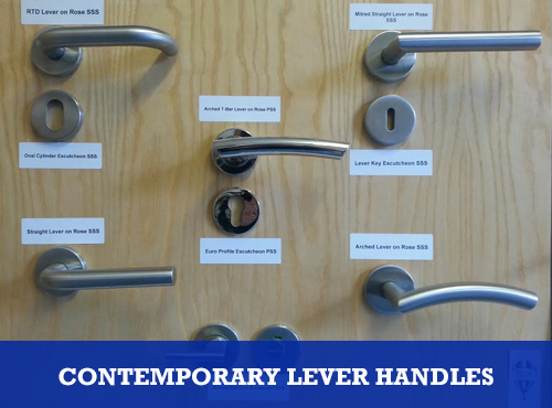 Contemporary level handles 